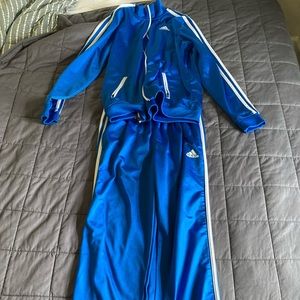 Retro style girls Adidas tracksuit